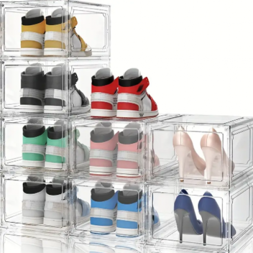 CAJA DE ZAPATOS INDIVIDUAL TRANSPARENTE