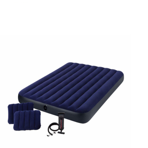 CAMA INFLABLE INTEX 60 PULGADAS + BOMBA Y ALMOHADAS