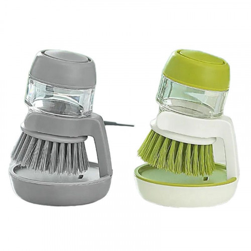 CEPILLO CON DISPENSADOR DE JABÓN