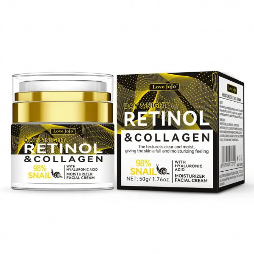 CREMA FACIAL ANTIARRUGAS CON RETINOL Y COLÁGENO