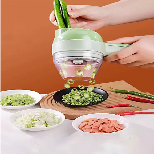 JUEGO DE CORTADOR DE VERDURAS ELÉCTRICO 5 EN 1