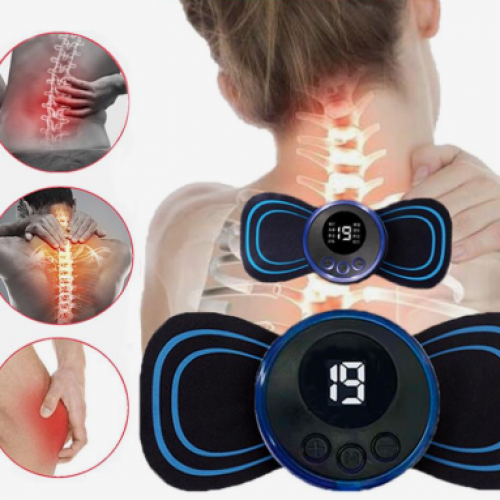 MASAJEADOR DE CUELLO EMS PARCHE ADHESIVO PARA MASAJE CERVICAL