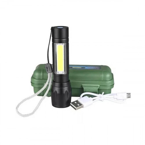 MINI LINTERNA DE LED RECARGABLE USB 3 FUNCIONES