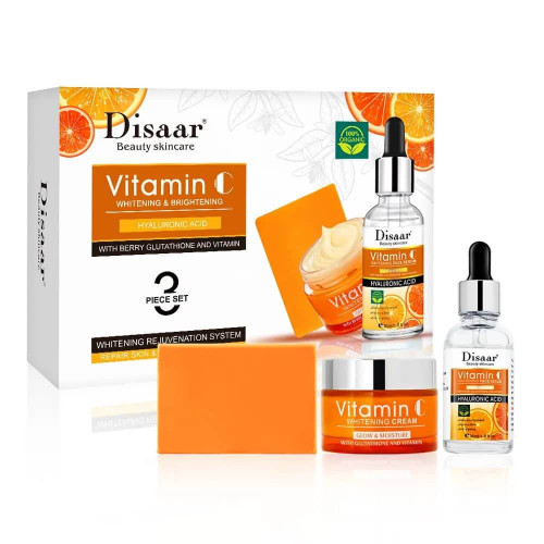 SET DE VITAMINA C PARA BLANQUEAR EL CUIDADO DE LA PIEL
