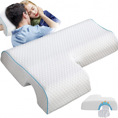 almohada para parejas con espuma viscoelastica (brazo derecho)