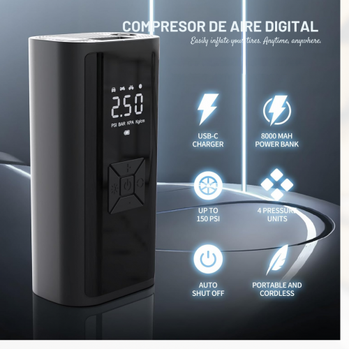 compresor de aire con wireless digital eg 216