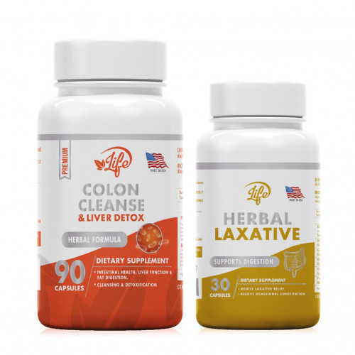 DETOX DIGESTIVE COLON CLEANSE + HERBAL LAXATIVE