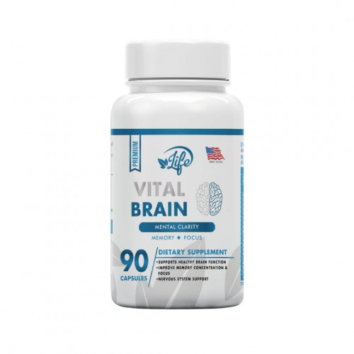 VITAL BRAIN ( VITAMINA PARA EL CEREBRO, ENFOQUE, CONCENTRACIÓN Y MEMORIA) X 90 CAPSULAS