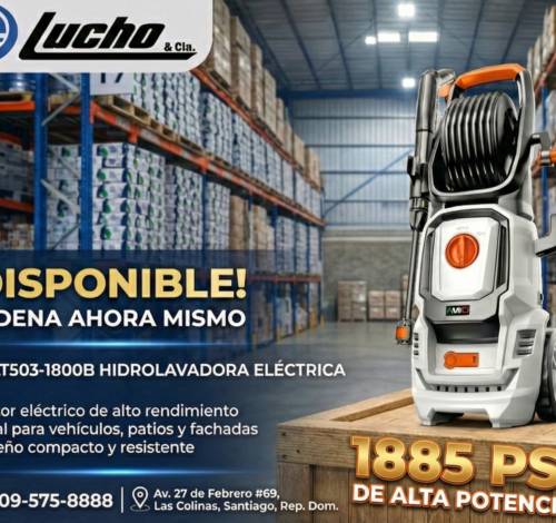 HIDROLAVADORA ELECTRICA 1600 PSI